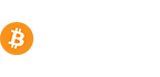 Bitcoin cryptocurrency logo on orange background