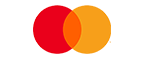 Mastercard logo featuring interlocking red and yellow circles, representing global payment and financial services.