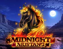 Midnight Mustang game title featuring the slot title 